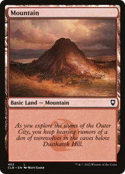 Mountain (CLB-463) - Commander Legends: Battle for Baldur's Gate Foil