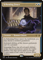 Scheming Fence (SNC-349) - Streets of New Capenna: (Showcase)