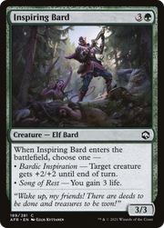 Inspiring Bard (AFR-189) - Adventures in the Forgotten Realms Foil