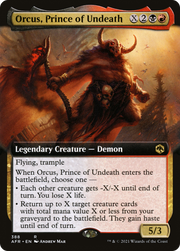 Orcus, Prince of Undeath (AFR-388) - Adventures in the Forgotten Realms: (Extended Art) Foil