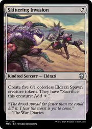 Skittering Invasion (M3C-159) - Modern Horizons 3 Commander Foil