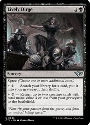 Lively Dirge (OTJ-093) - Outlaws of Thunder Junction: (spree) Foil