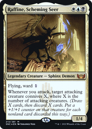 Raffine, Scheming Seer (PRE-213S) - Streets of New Capenna Promos Foil