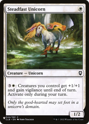 Steadfast Unicorn (LIST-CLB-44) - The List