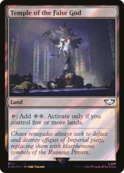 Temple of the False God (40K-300) - Warhammer 40,000 Commander Foil