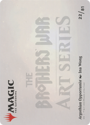 Argothian Opportunist // Argothian Opportunist (ABRO-022) - The Brothers' War Art Series (Borderless) Foil
