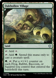 Oakhollow Village (BLB-258) - Bloomburrow Foil