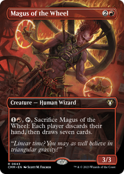 Magus of the Wheel (CMM-643) - Commander Masters (Borderless) Foil