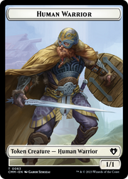Human Warrior (TCMM-063) - Commander Masters Tokens