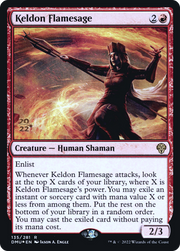 Keldon Flamesage (PRE-135S) - Dominaria United Promos Foil