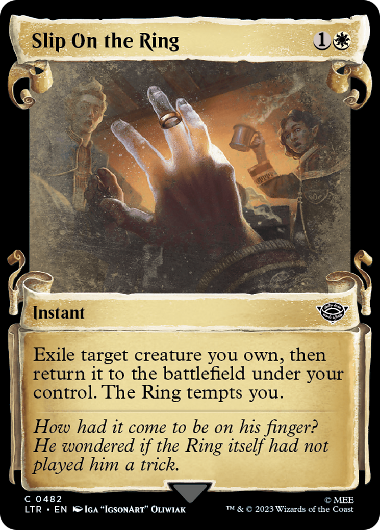 Slip On the Ring (LTR-482) - The Lord of the Rings: Tales of Middle-earth: (Showcase)
