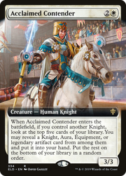 Acclaimed Contender (ELD-334) - Throne of Eldraine: (Extended Art)
