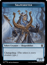 Shapeshifter (TBLC-015) - Bloomburrow Commander Tokens
