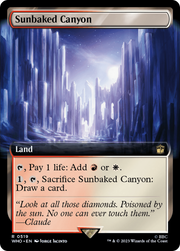 Sunbaked Canyon (WHO-519) - Doctor Who: (Extended Art) Foil