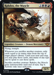 Rakdos, the Muscle (PRE-226) - Outlaws of Thunder Junction Promos Foil