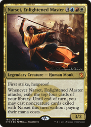 Narset, Enlightened Master (PRE-190S) - Khans of Tarkir Promos Foil