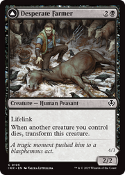 Desperate Farmer // Depraved Harvester (INR-105) - Innistrad Remastered