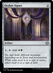 Orzhov Signet (LCC-310) - The Lost Caverns of Ixalan Commander