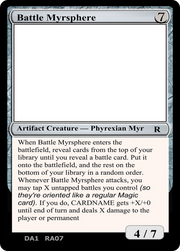 Battle Myrsphere (UNK-RA07A) - Unknown Event