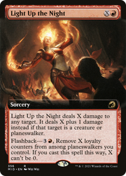 Light Up the Night (MID-356) - Innistrad: Midnight Hunt: (Extended Art) Foil