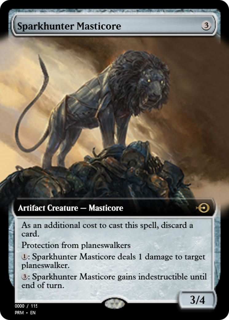 Sparkhunter Masticore (PRM-81998) - Magic Online Promos Foil