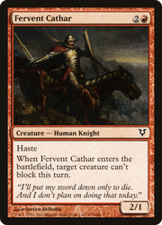 Fervent Cathar (AVR-135) - Avacyn Restored Foil