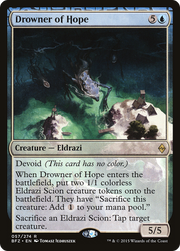 Drowner of Hope (BFZ-057) - Battle for Zendikar: (devoid)