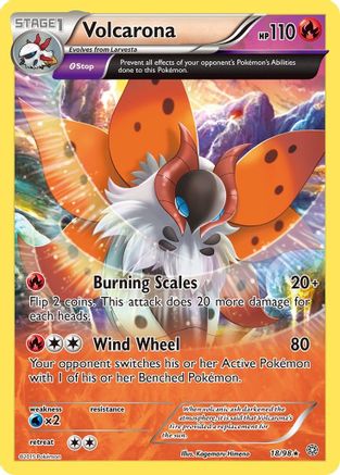 Volcarona (18) 018/98  XY  Ancient Origins - Rare
