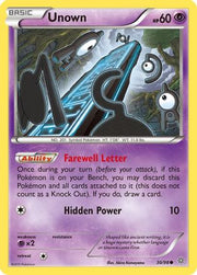 Unown 030/98  XY  Ancient Origins - Common