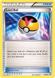Level Ball 076/98  XY  Ancient Origins - Uncommon