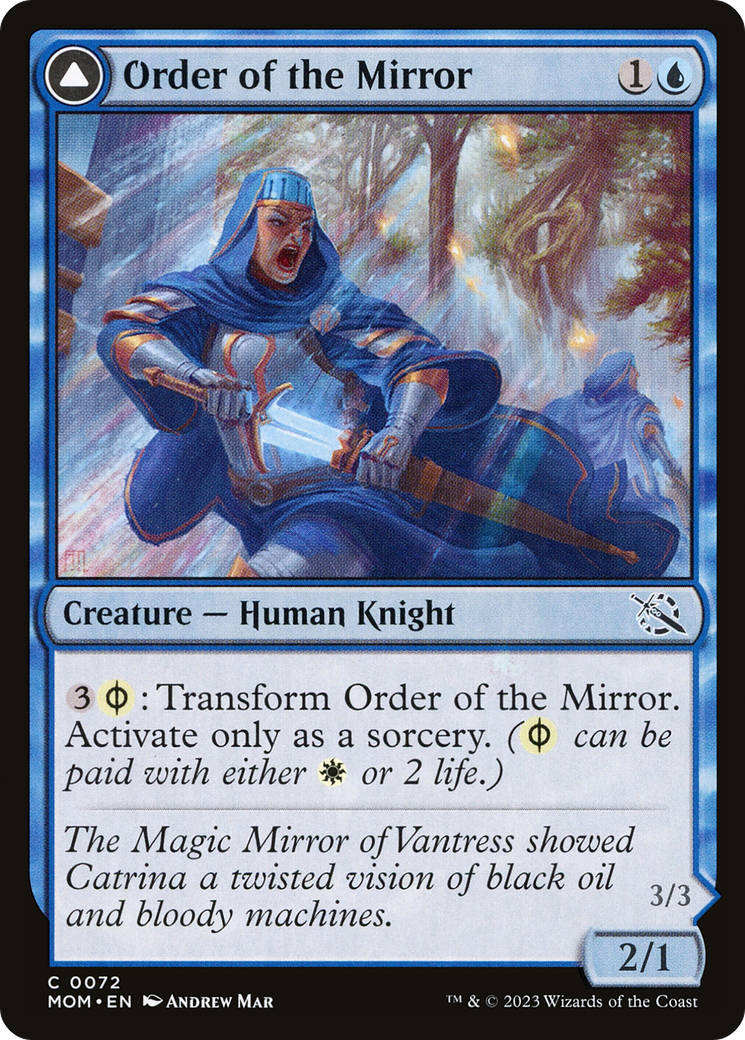 Order of the Mirror // Order of the Alabaster Host (MOM-072) - March of the Machine Foil