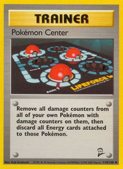 Pokemon Center 114/130  Base Set 2 - Uncommon