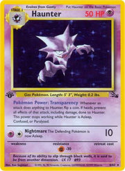 Haunter (6) 006/62  - Unlimited Holofoil Fossil - Holo Rare