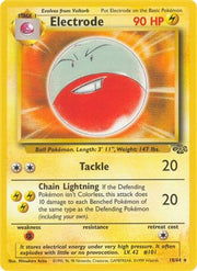 Electrode (18) 018/64  - 1st Edition Jungle - Rare