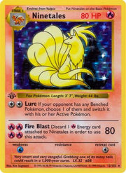 Ninetales 012/102  - Unlimited Holofoil Base Set Shadowless - Holo Rare