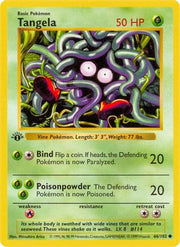 Tangela 066/102  - 1st Edition Base Set Shadowless - Common