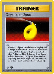 Devolution Spray 072/102  - Unlimited Base Set Shadowless - Rare