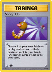 Scoop Up 078/102  - Unlimited Base Set Shadowless - Rare