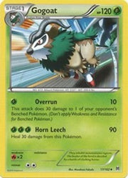 Gogoat 017  - Reverse Holofoil XY  BREAKthrough - Uncommon