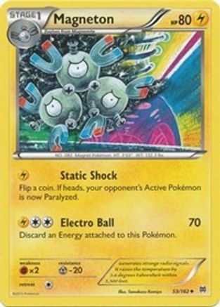 Magneton 053/162  - Reverse Holofoil XY  BREAKthrough - Uncommon