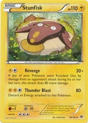 Stunfisk 056  - Reverse Holofoil XY  BREAKthrough - Uncommon
