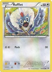 Rufflet 129/162  - Reverse Holofoil XY  BREAKthrough - Common
