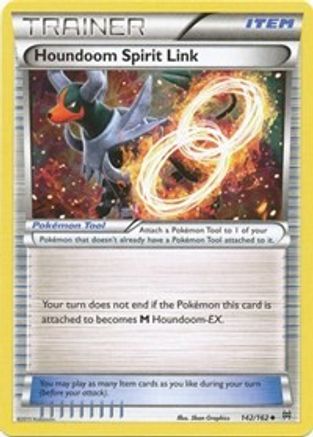 Houndoom Spirit Link 142/162  - Reverse Holofoil XY  BREAKthrough - Uncommon