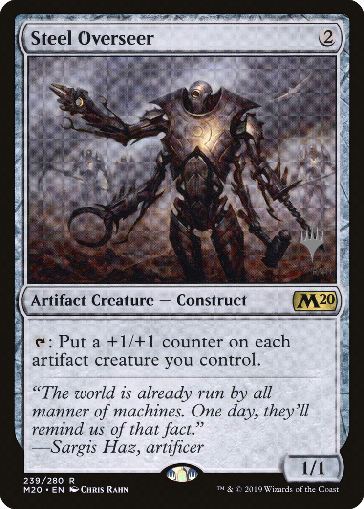 Steel Overseer (PPM20-239P) - Core Set 2020 Promos Foil