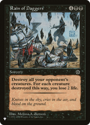 Rain of Daggers (LIST-P02-85) - The List