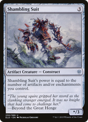 Shambling Suit (ELD-230) - Throne of Eldraine