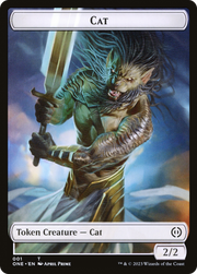 Cat (TONE-001) - Phyrexia: All Will Be One Tokens