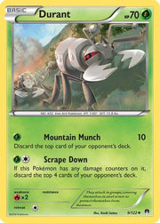 Durant 009  - Reverse Holofoil XY  BREAKpoint - Uncommon