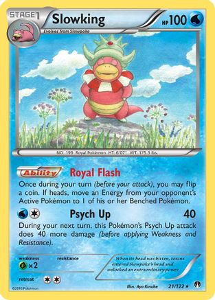 Slowking 021/122  - Holofoil XY  BREAKpoint - Holo Rare