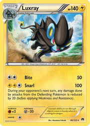 Luxray 046/122  - Reverse Holofoil XY  BREAKpoint - Rare